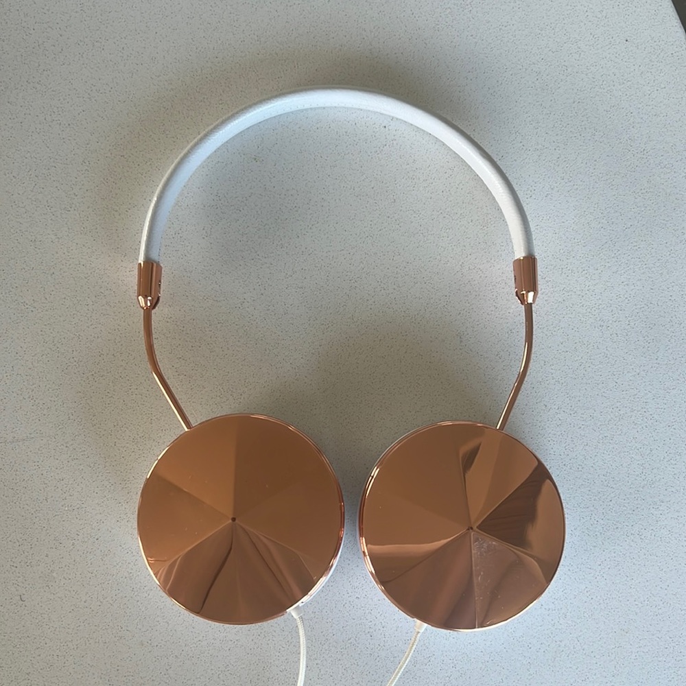 Rose Gold Frends Headphones